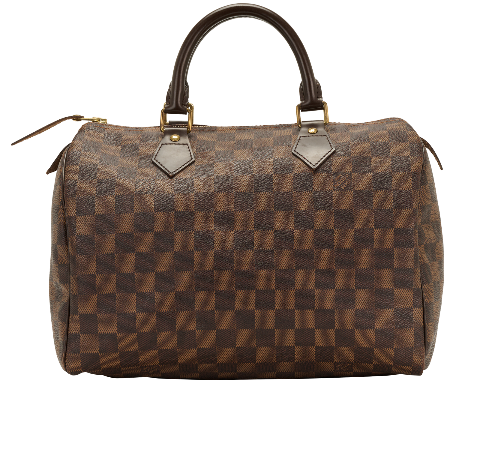 Speedy 30, &pound;795, Handbags, Brown, Canvas, Back view